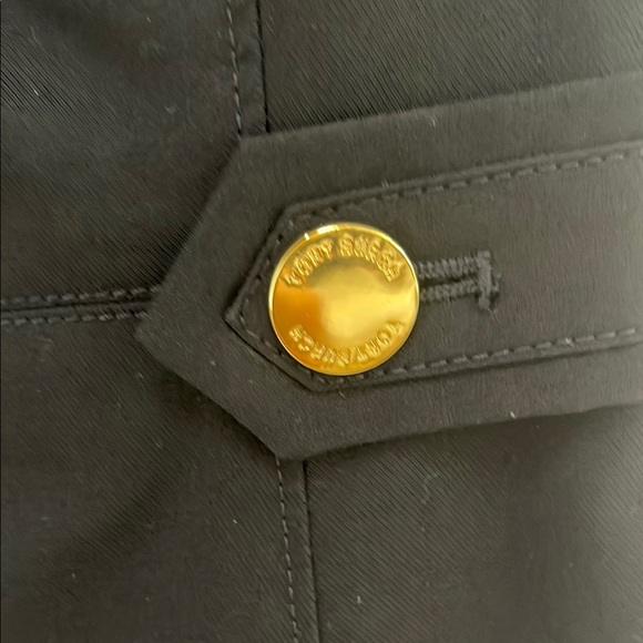 Tory Burch Navy Dress with Gold Accents - Picture 3 of 9